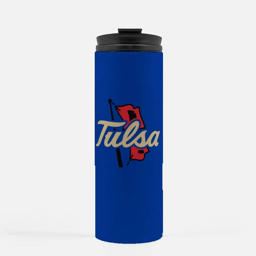 University of Tulsa Blue Thermal Tumbler 16 oz. Drinkware