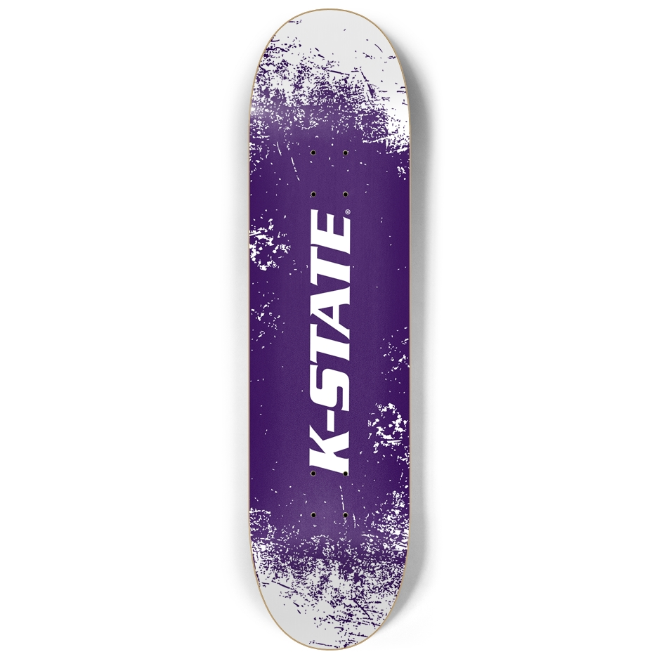 K-STATE Grunge Skateboard Deck Skateboard
