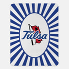 University of Tulsa Blue Blanket - Blue Starburst - 60"x80 | Gifts | Festive Fit Home