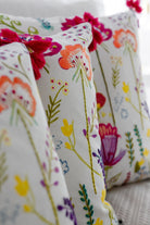 Blossom Embroidered Cushion Cover | Dorm Decor