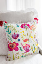 Blossom Embroidered Cushion Cover | Dorm Decor