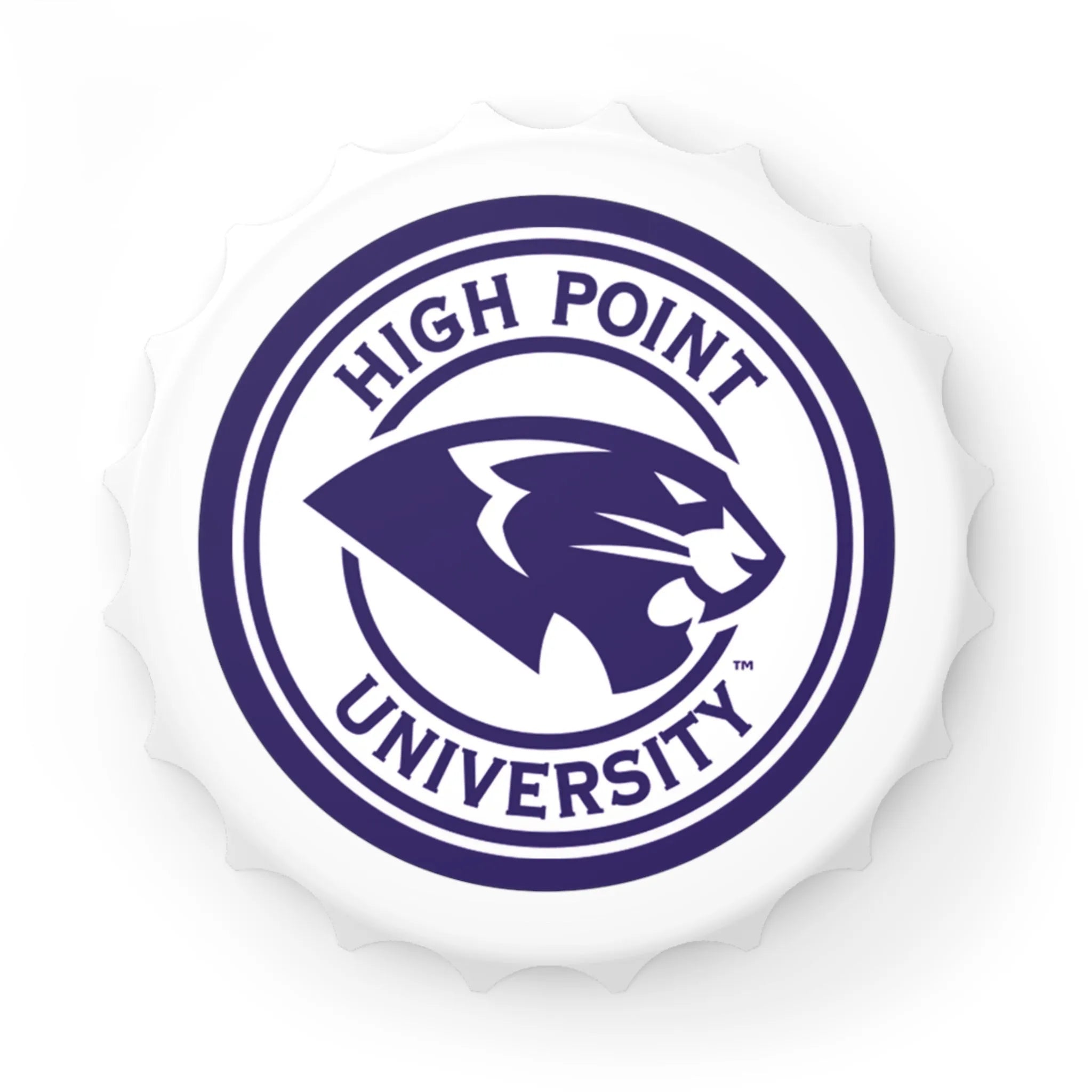 High Point University Magnetic Bottle Opener - Panther Seal | Custom Gifts