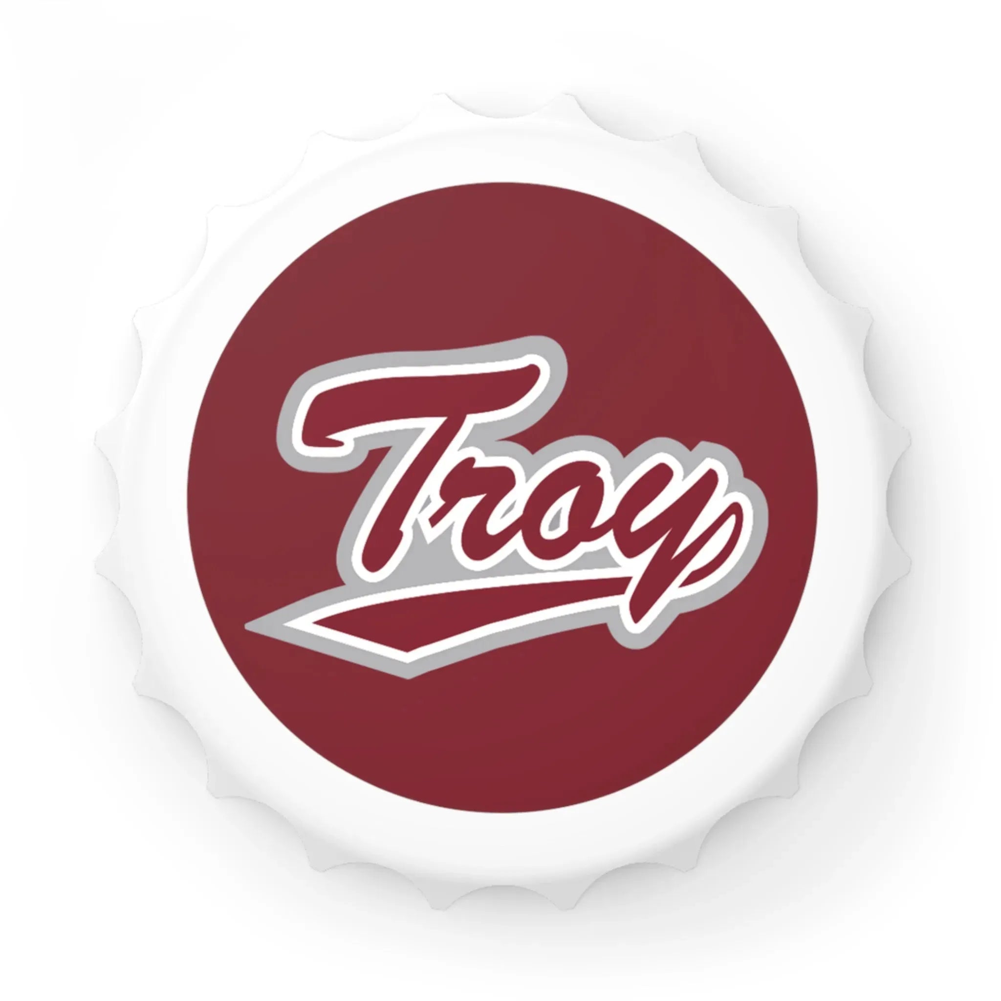 Troy University Magnetic Bottle Opener Cardinal Bottle Openers
