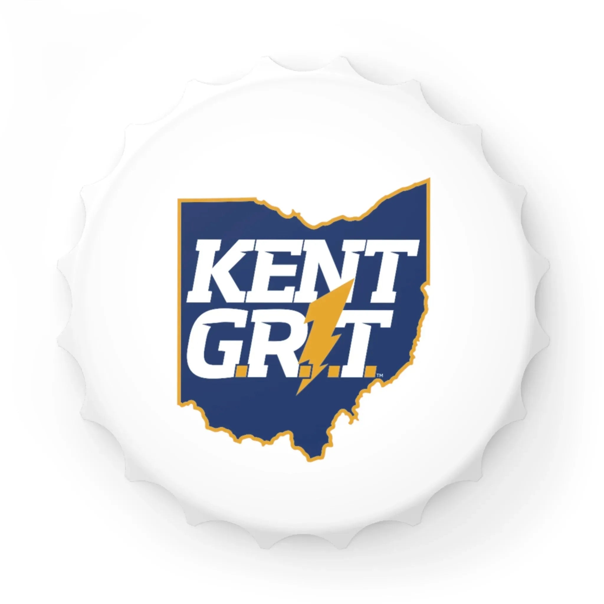 Kent State University Magnetic Bottle Opener - Kent Grit Bottle Openers