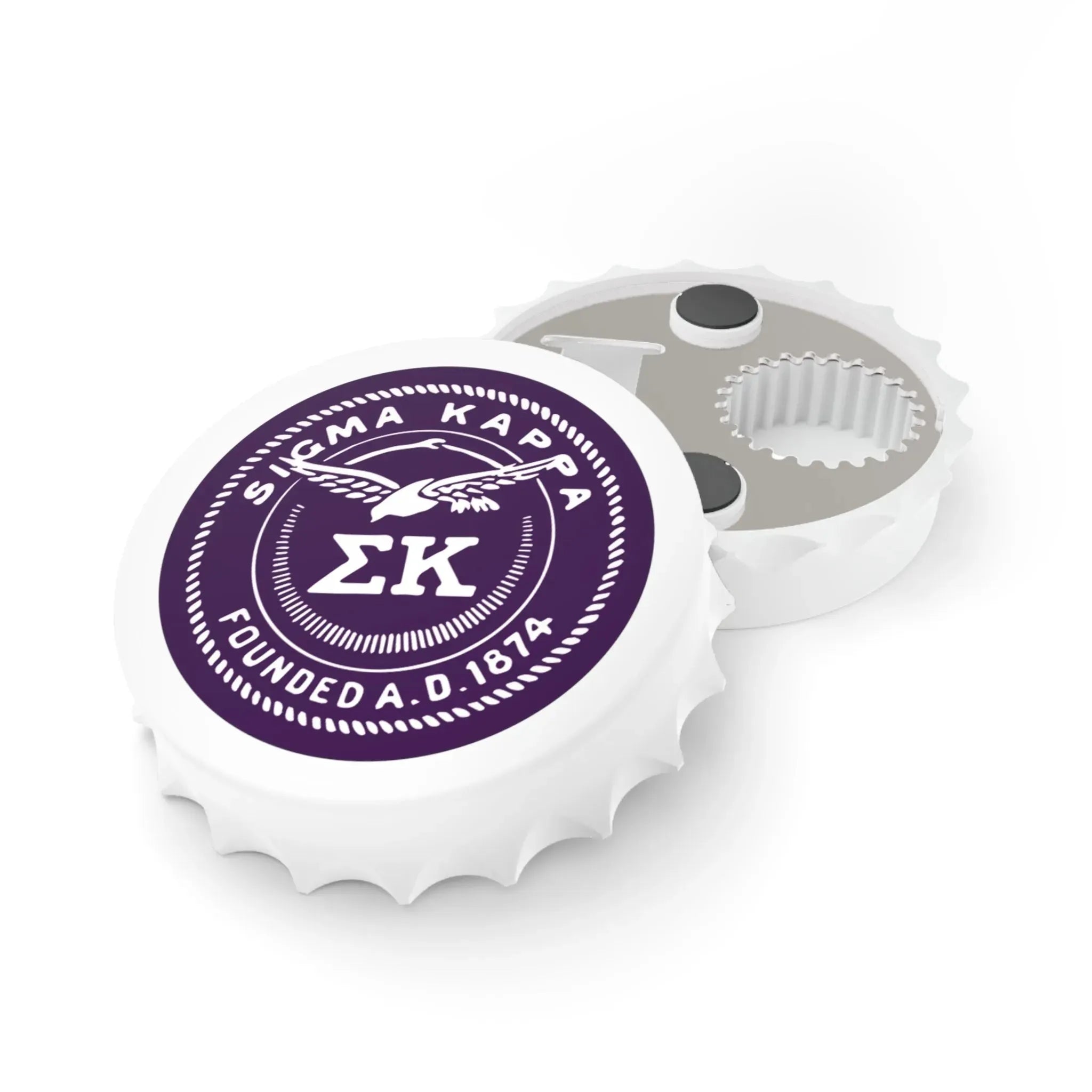 Sigma Kappa Magnetic Bottle Opener - Seal Bottle Openers