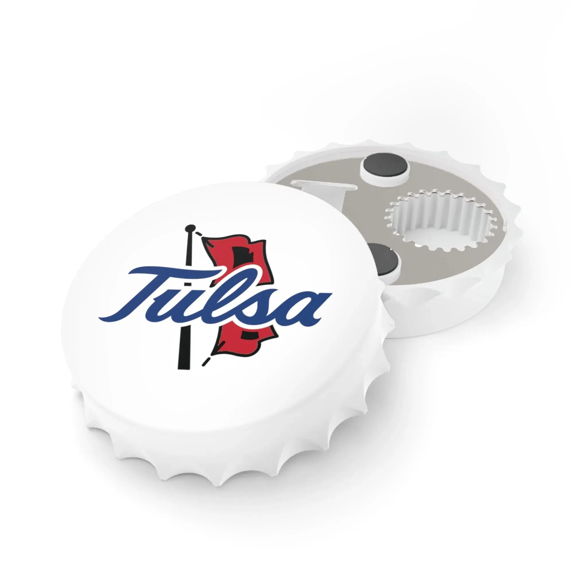University of Tulsa Magnetic Bottle Opener - Gold Bottle Openers