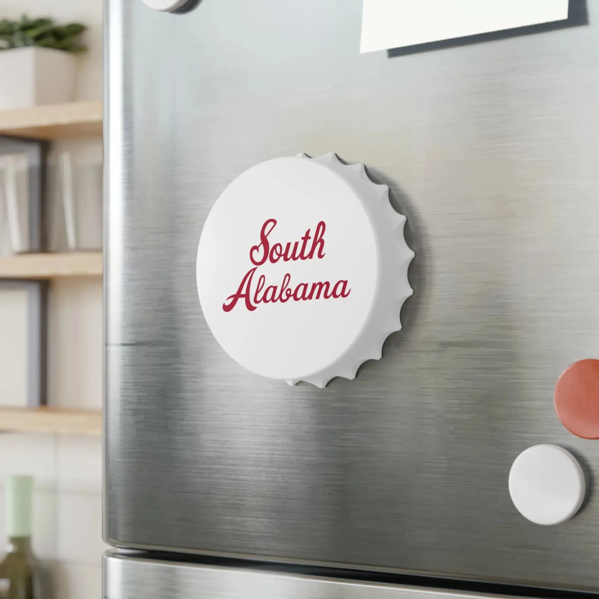 University of South Alabama Magnetic Bottle Opener - Script Bottle Openers