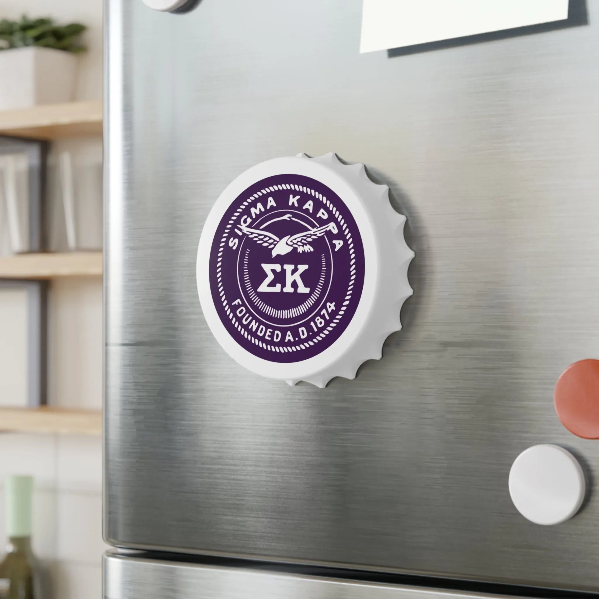 Sigma Kappa Magnetic Bottle Opener - Seal | Official Gift Shop