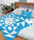 KKG Sherpa Blanket XL 60x80 - Tribal | Kappa Kappa Gamma Gifts & Merchandise | Festive Fit Home