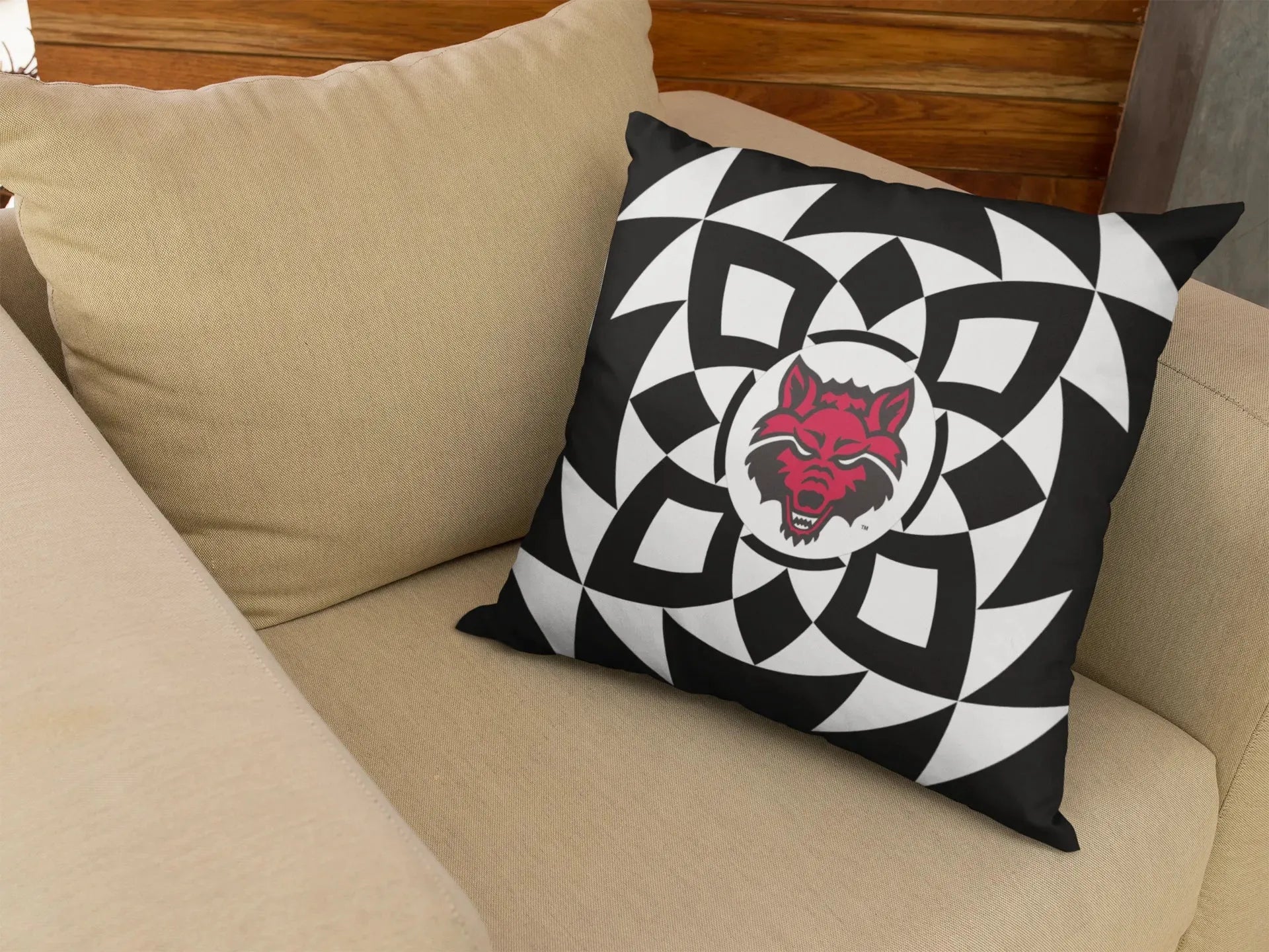 Arkansas State University 18" Pillow Cover - Tribal Pillow Covers