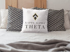 Kappa Alpha Theta 18" Traditional Throw Pillow Cover | Big Little Gift | Campus Greek Fit