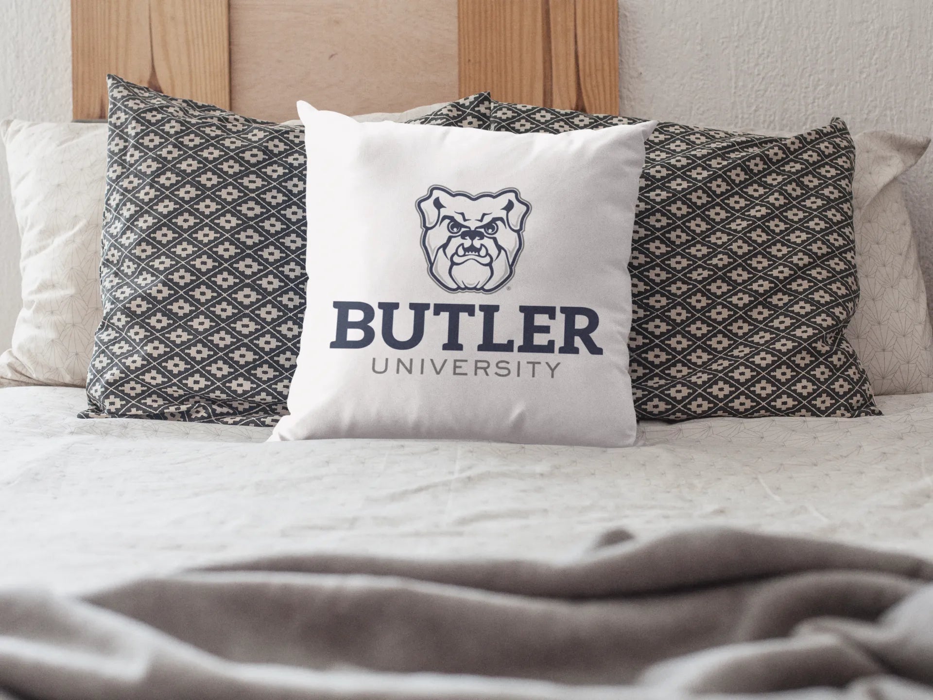 Traditional Butler University Pillow Cover 18" | Bulldogs Merch