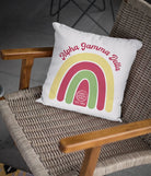 Alpha Gamma Delta Pillow Cover - Rainbow 18" | Custom Gifts and Decor | Official Merchandise | Festive Fit Home