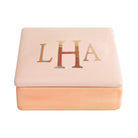 Personalized Classic Gold Monogram Two-Tone Box | College Gifts