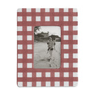 Gingham Photo Frame | Preppy Dorm Accessories
