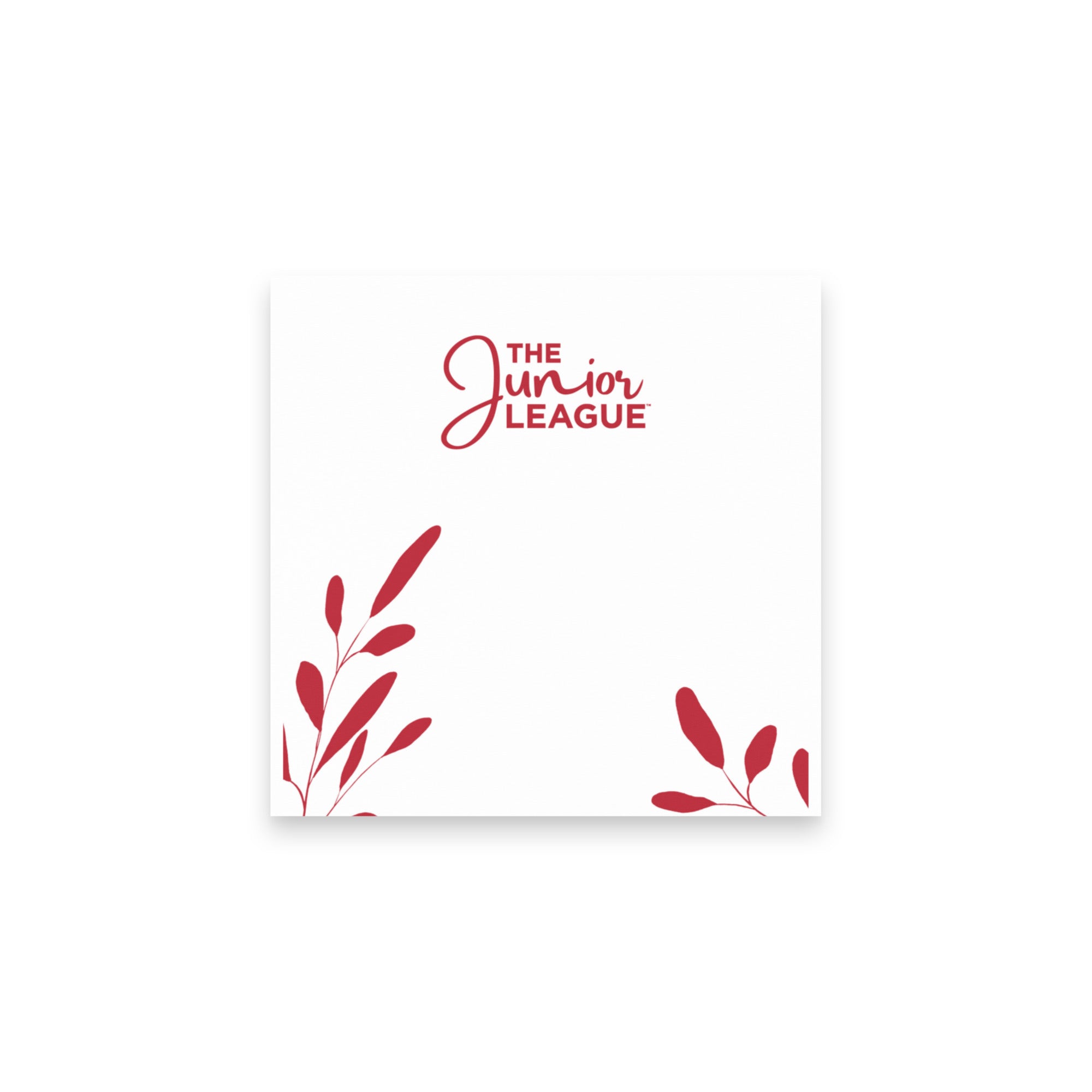 Junior League Red Leaf Post It Notes | JL Stationary & Gifts