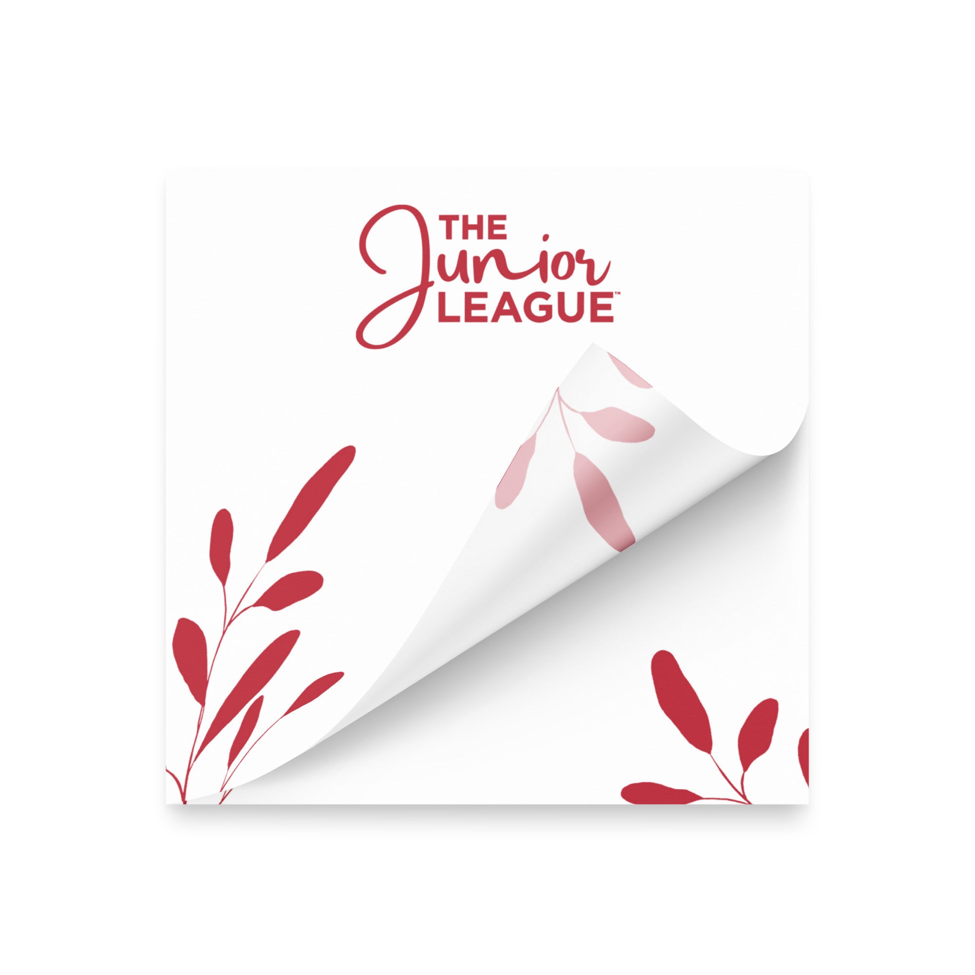 Junior League Red Leaf Post It Notes | JL Stationary & Gifts