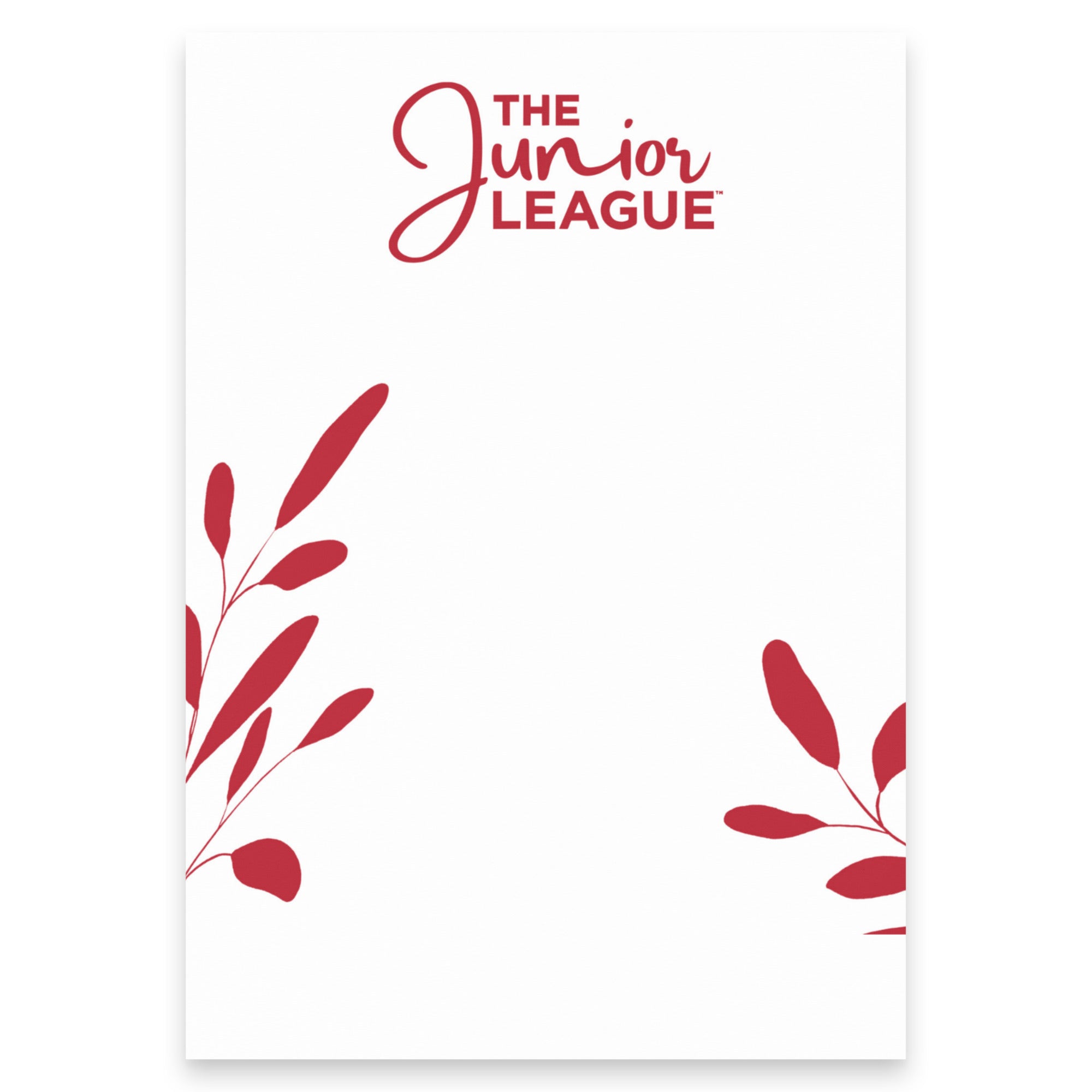 Junior League Red Leaf Post It Notes | JL Stationary & Gifts