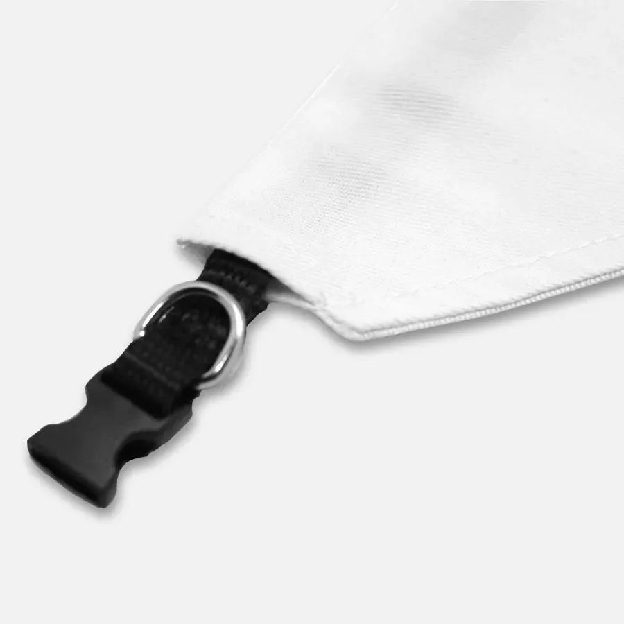 Delta Zeta Traditional Pet Bandana - Gray Pet Bandanas