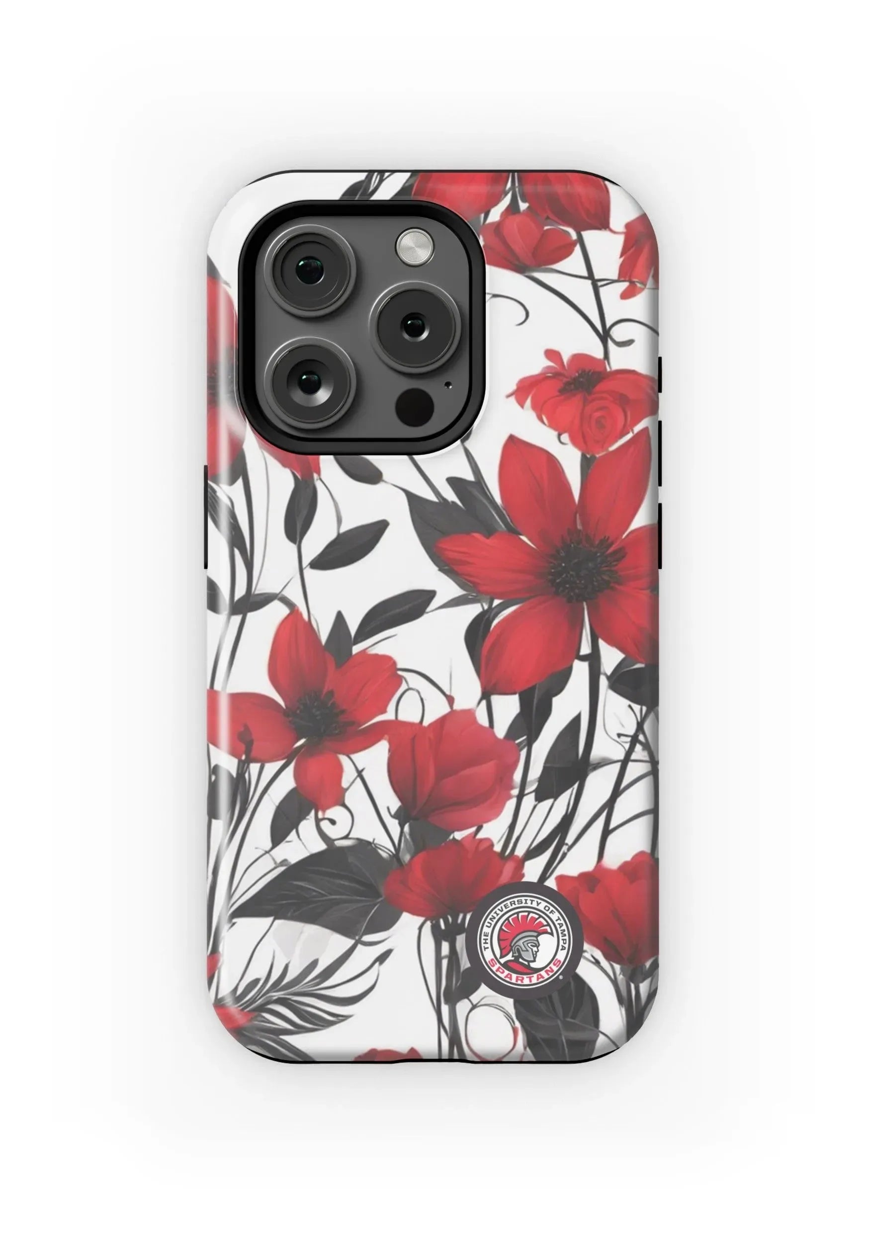 University of Tampa iPhone 15, 14, 13 Mobile Phone Case - Bold Floral Matte Mobile Phone Cases