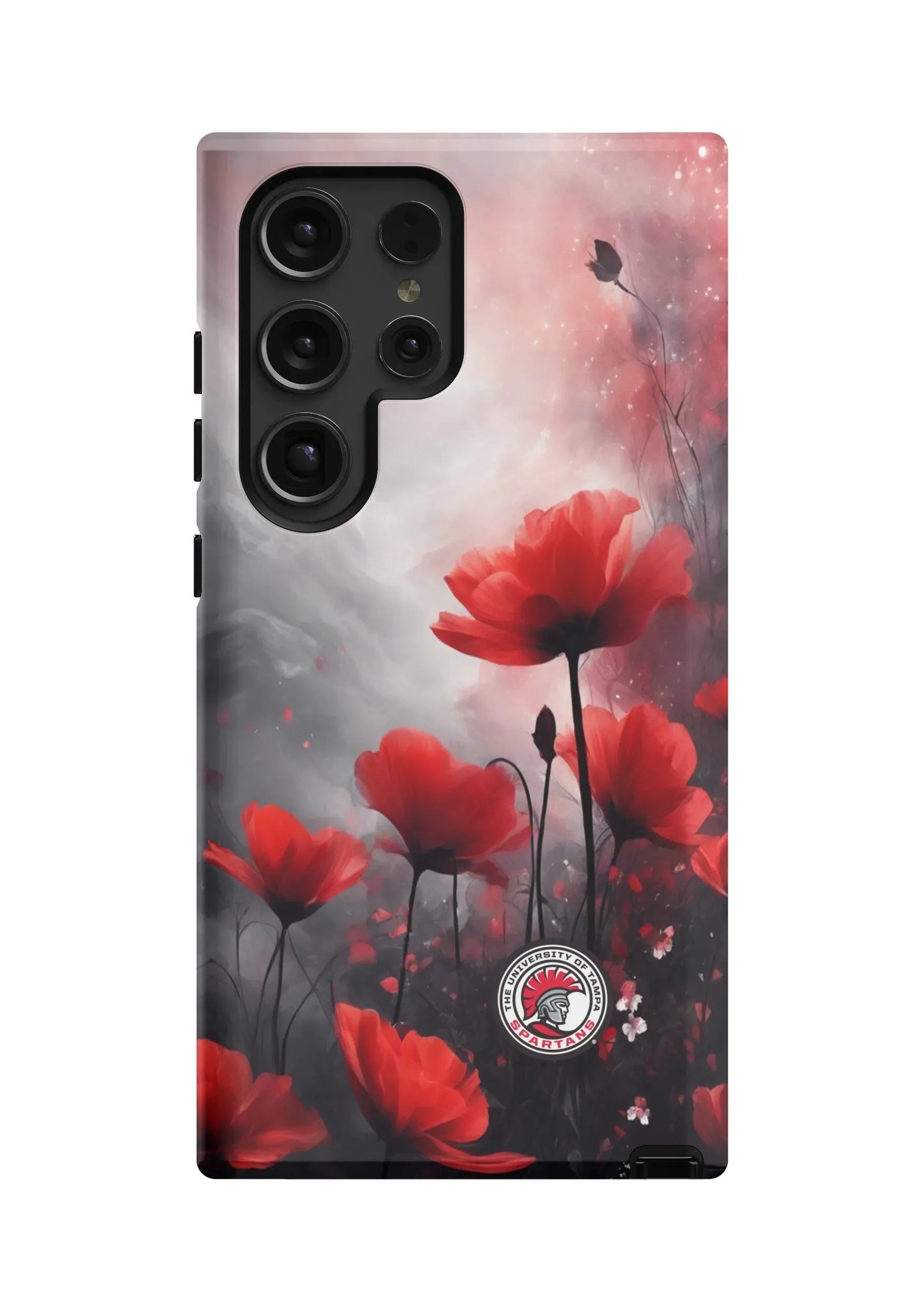 University of Tampa Samsung Galaxy 24, 23 Mobile Phone Case - Poppies Gloss Mobile Phone Cases